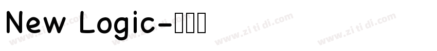 New Logic字体转换